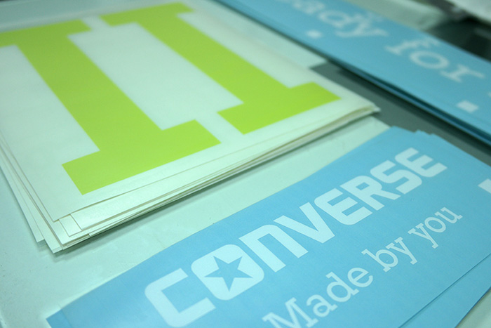 Expositor Converse realizado pela Proeasy design