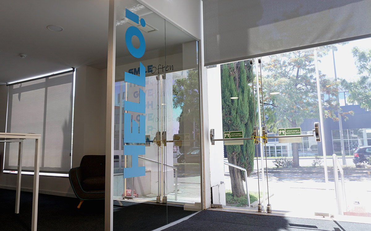 Decoração Sede Adeo realizado pela Proeasy design