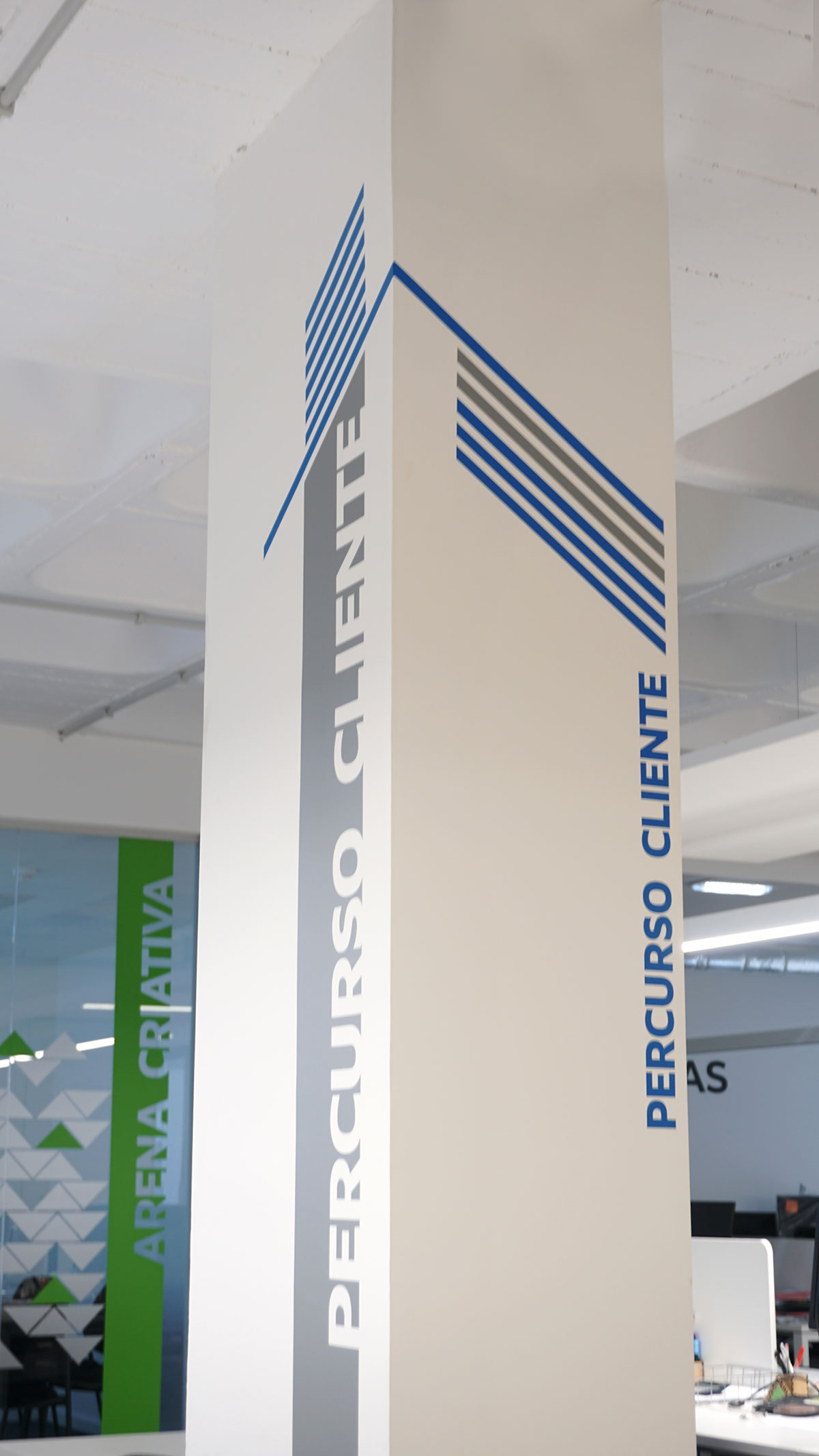 Decoração Sede Adeo realizado pela Proeasy design