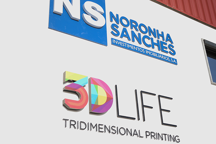 Sinalética realizada pela Proeasy design