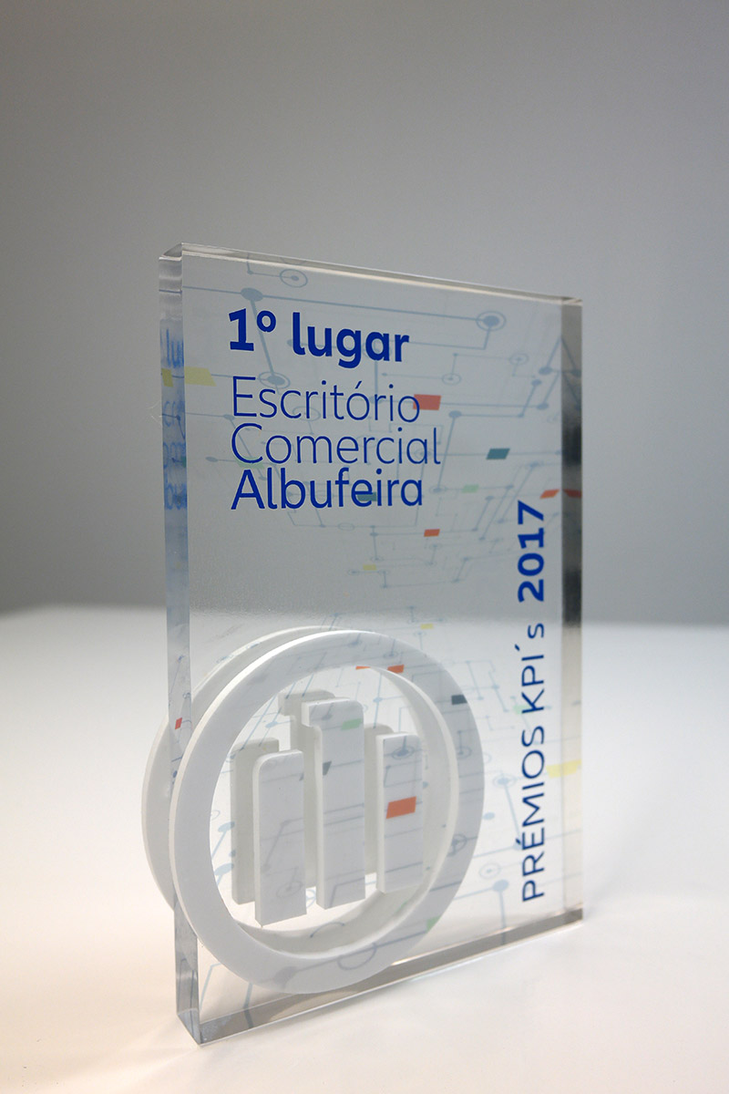 Troféu Allianz realizado pela Proeasy design